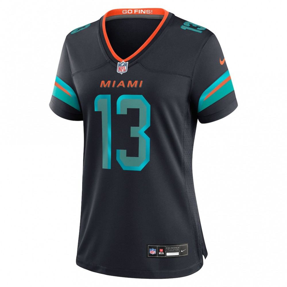 Dan Marino Miami Dolphins Nike Women's 2025 Rivalries Collection Retired Player Game Jersey - Pitch Blue-GridironStore